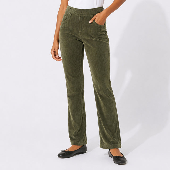 Olive Corduroy Pants