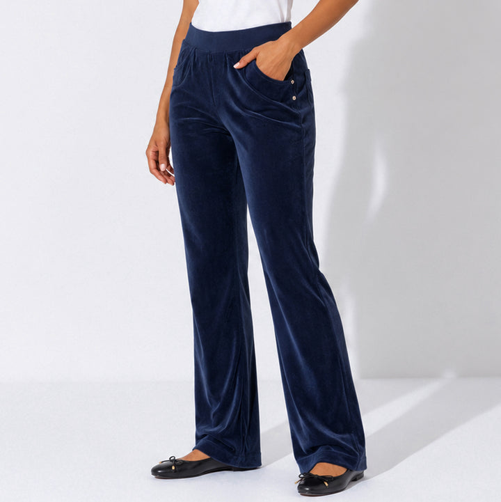 Navy Blue Corduroy Pants
