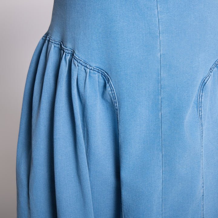 Sleeveless Denim Dress