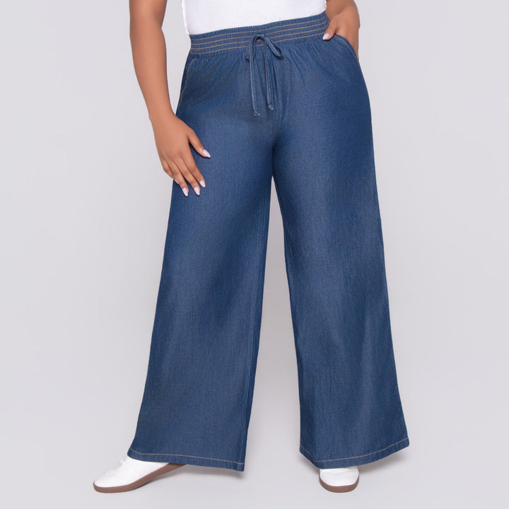 Wide Leg Denim Jeans