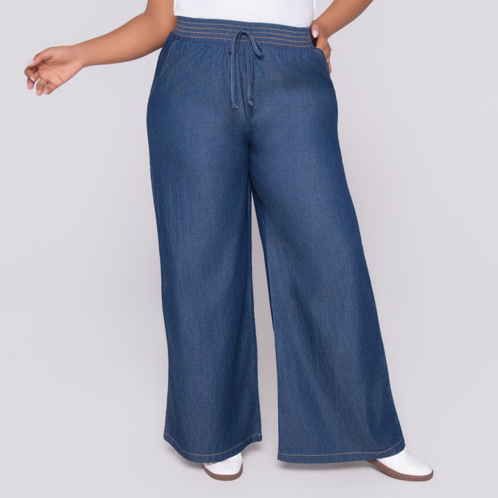 Wide Leg Denim Jeans