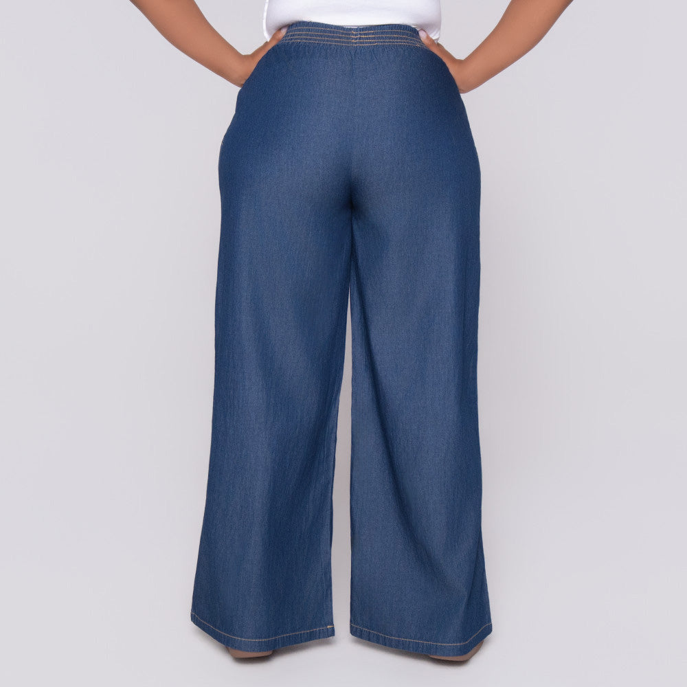 Wide Leg Denim Jeans