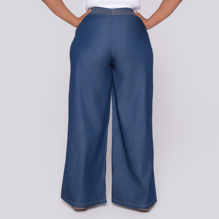 Wide Leg Denim Jeans