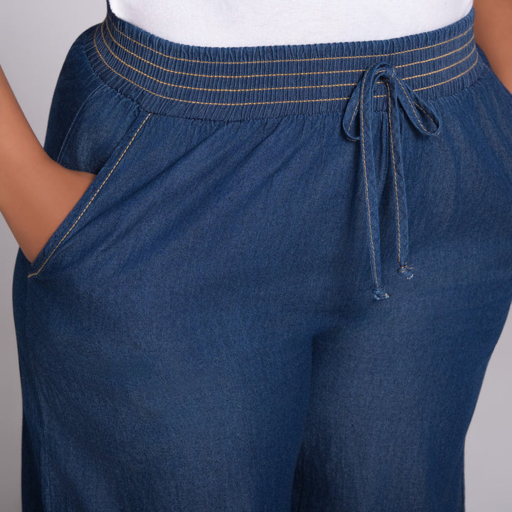 Wide Leg Denim Jeans