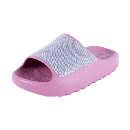 Berry Diamante Sandals