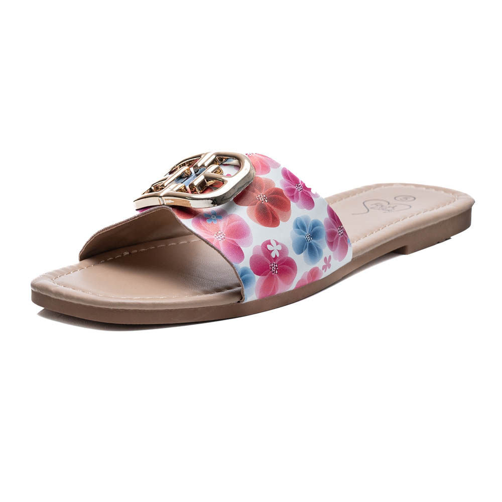 Ladies Floral Print Sandals