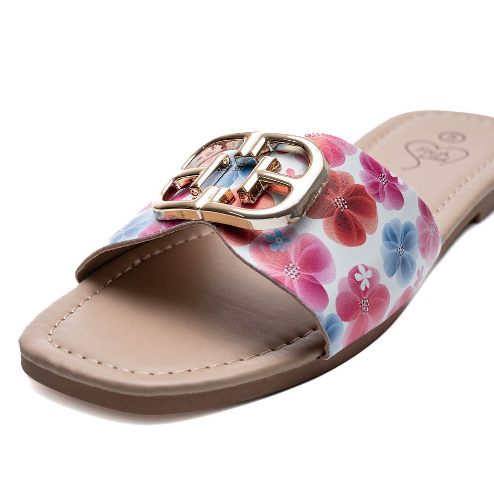 Ladies Floral Print Sandals