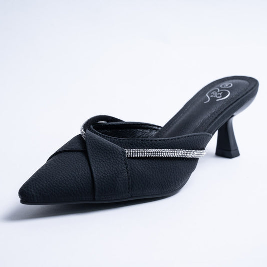 Black Court Heels