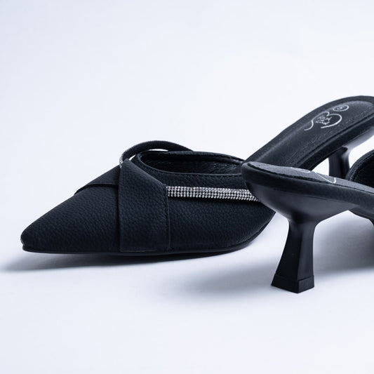 Black Court Heels