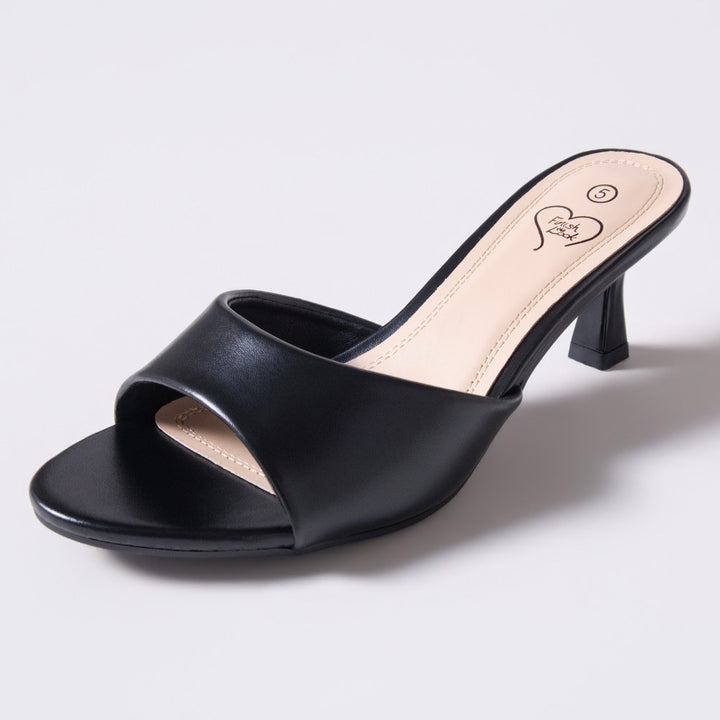 Ladies Black Kitten Heels
