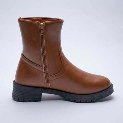 Camel Ankle Boots