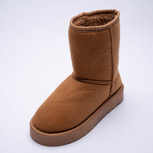 Ladies Chunky Tan Boots