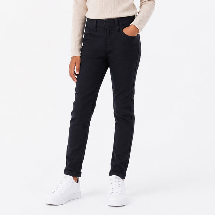 Girls Denim Jeggings With Back Pocket
