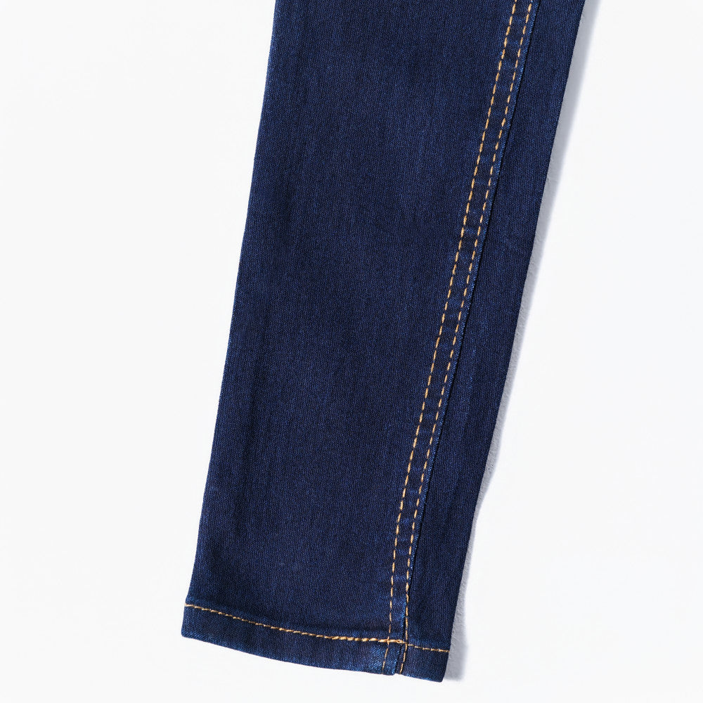Girls Denim Jeggings With Back Pocket