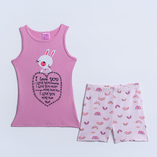 Girls Shorty Pyjamas Set