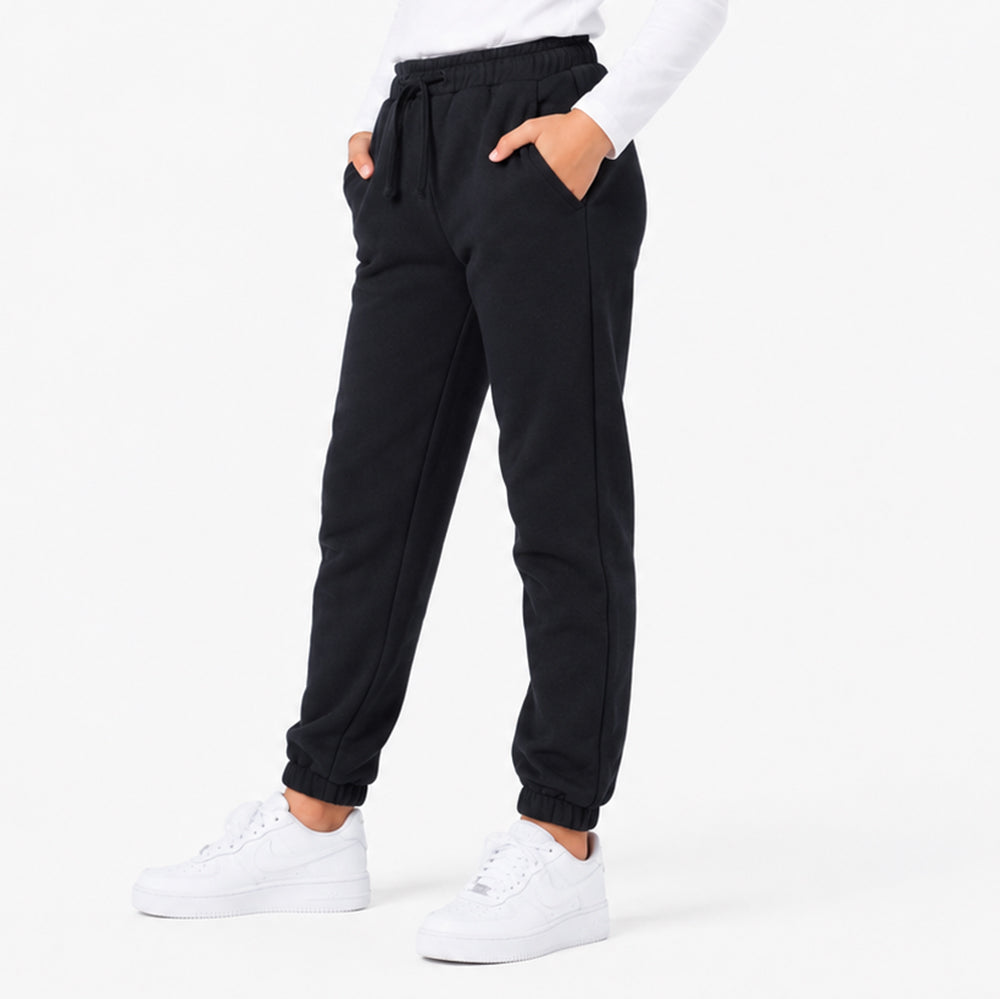 Teens Black Hooded Pants