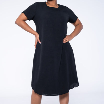 Black Plus Size Airflow Tunic