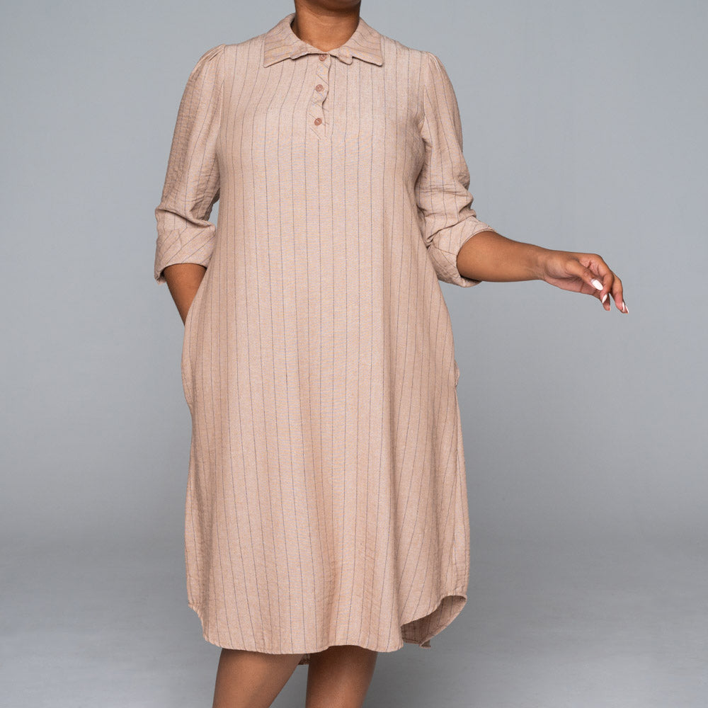 Plus Size Airflow Striped Tunic