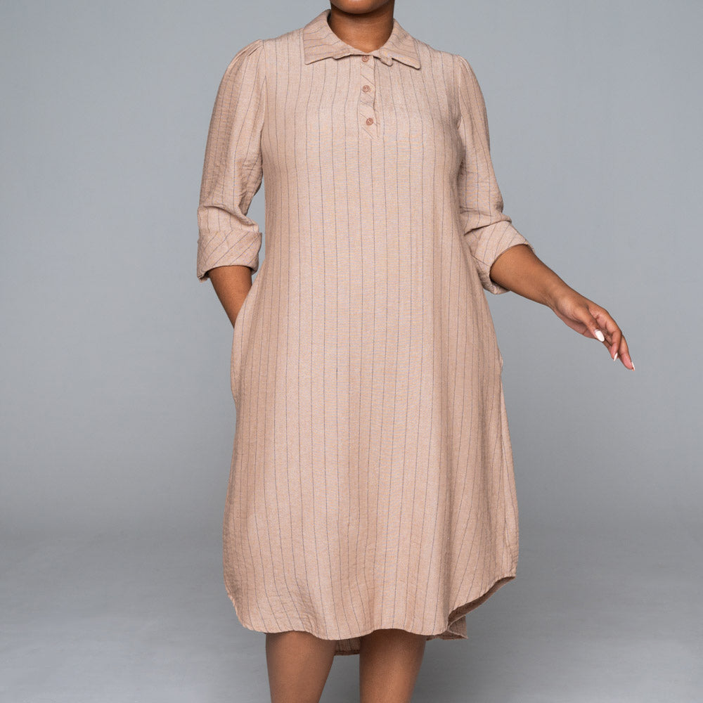 Plus Size Airflow Striped Tunic