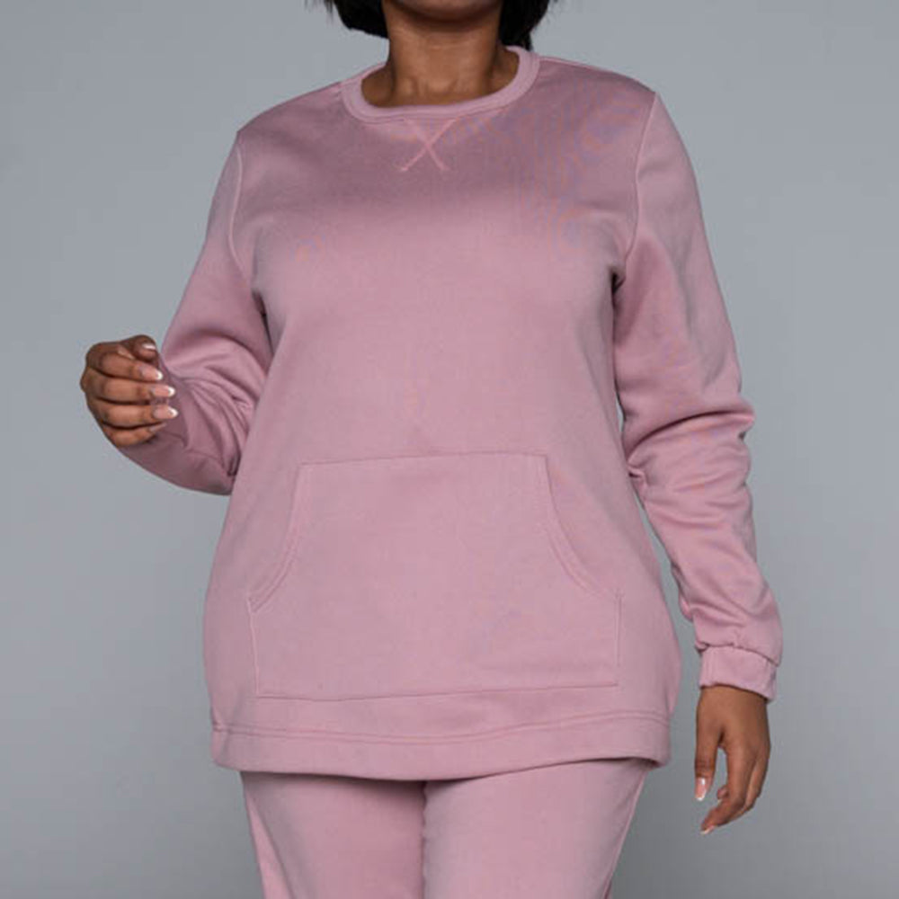 Plus Size Spun Poly Track Top