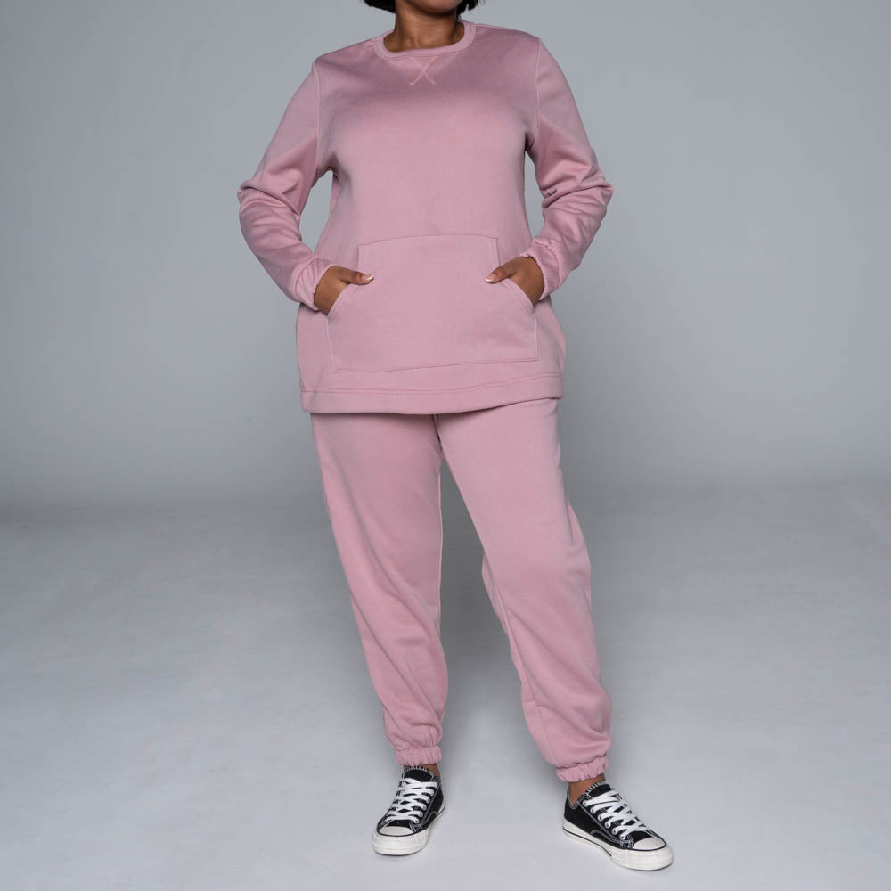Plus Size Spun Poly Track Top