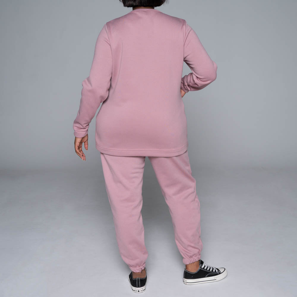 Plus Size Spun Poly Track Top