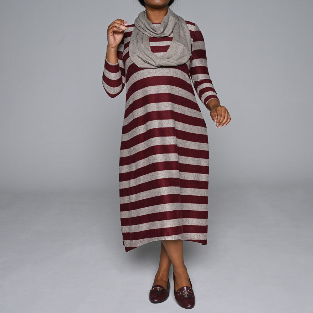 Snood Edit Plus Size Jersey Knit Tunic