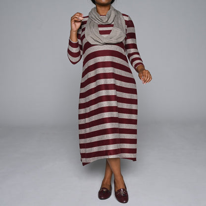 Snood Edit Plus Size Jersey Knit Tunic
