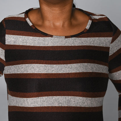 Plus Size Striped Dress