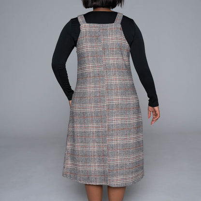 Plus Size Pinafore Dress
