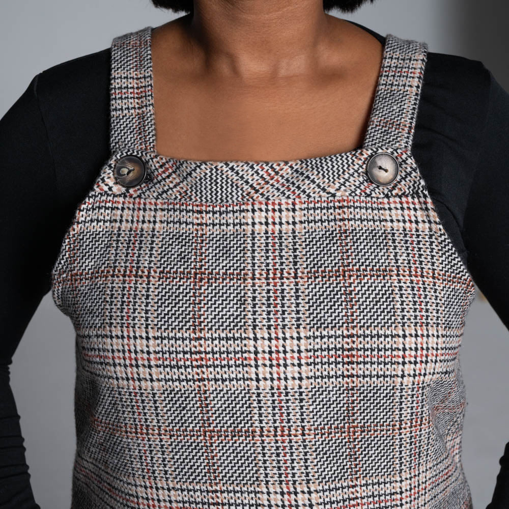 Plus Size Pinafore Dress