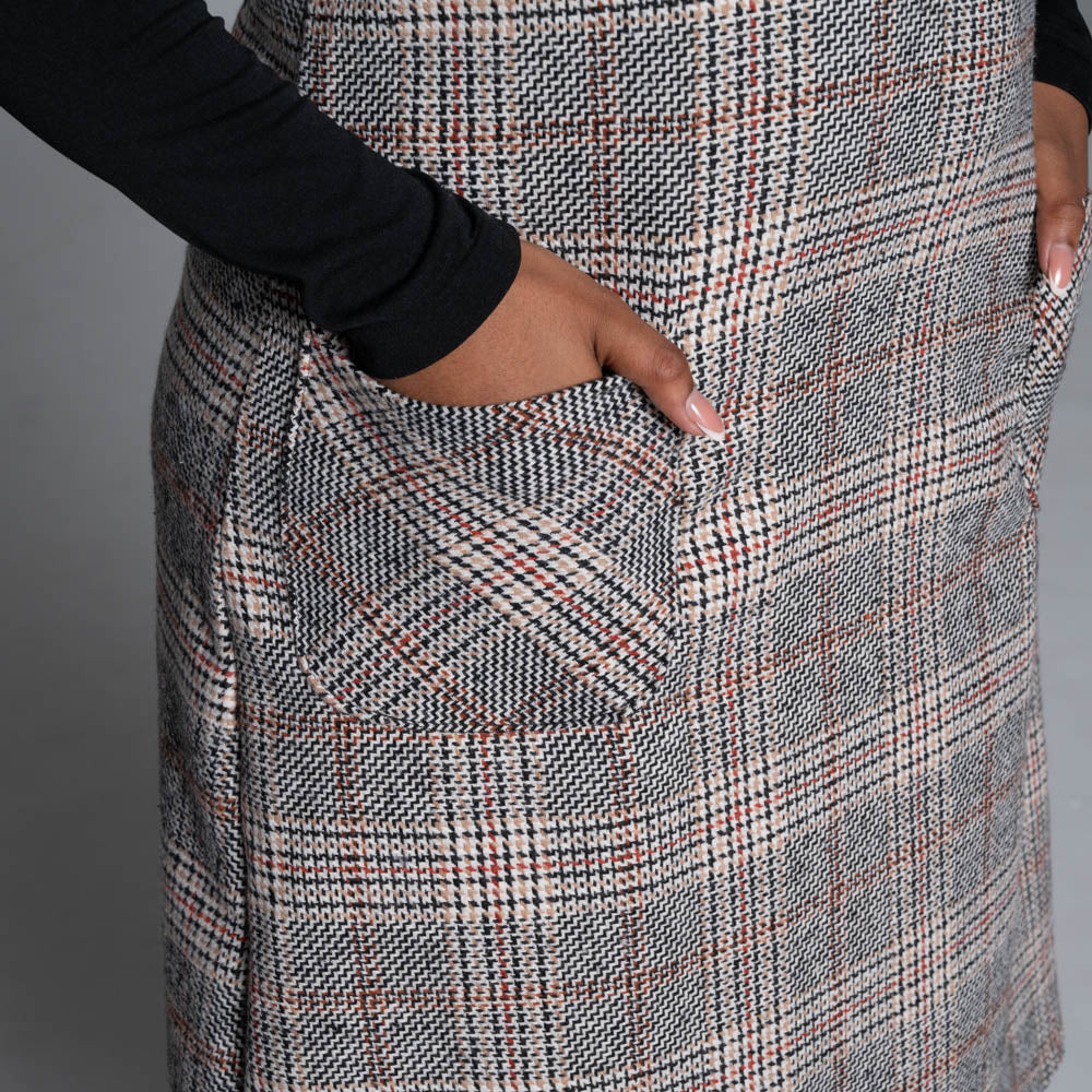 Plus Size Pinafore Dress