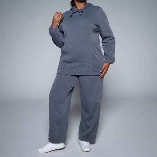 Plus Size Charcoal Pants