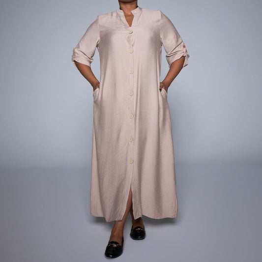 Stone Button Down Front Tunic