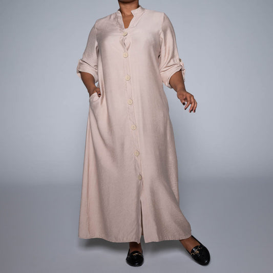 Stone Button Down Front Tunic
