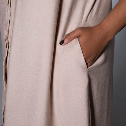 Stone Button Down Front Tunic