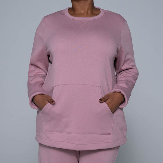 Plus Size Spun Poly Track Top