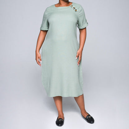 Plus Size Short Sleeve Tunic