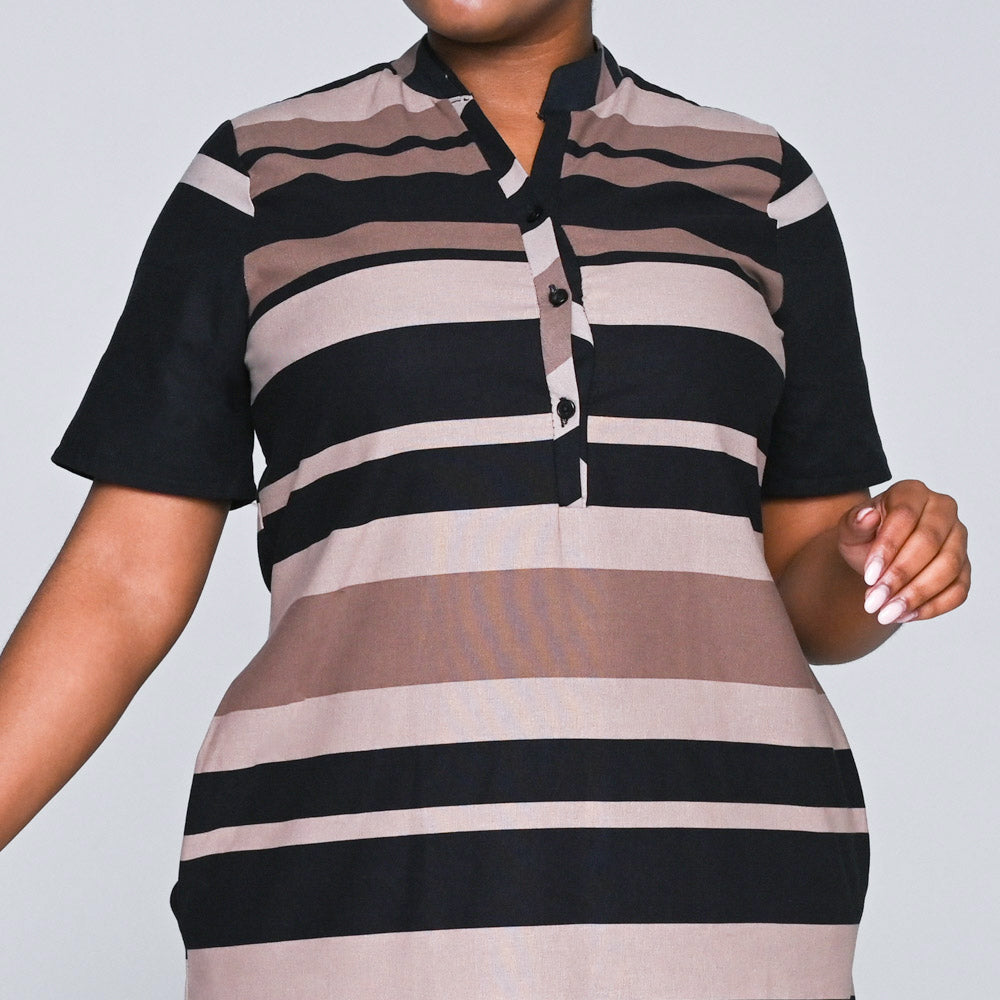 Plus Size Short Sleeve Tunic