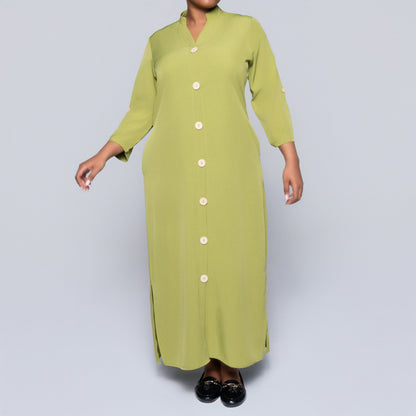 Plus Size Chartreuse Tunic