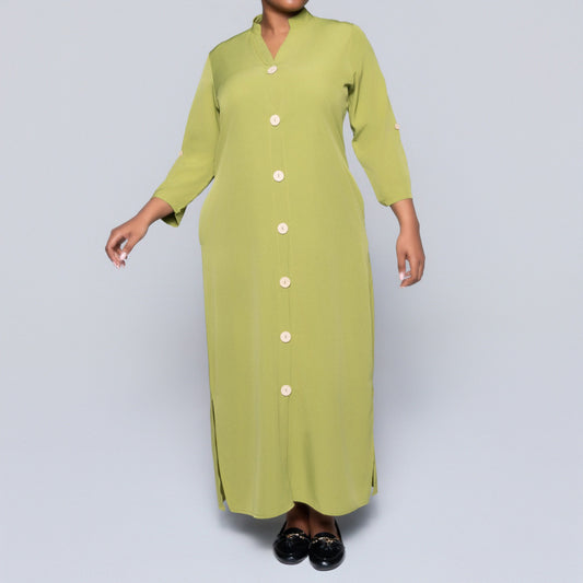 Plus Size Chartreuse Tunic