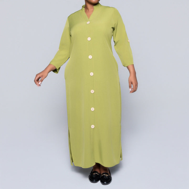 Plus Size Chartreuse Tunic