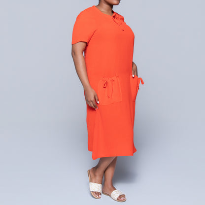 Plus Size Terracotta Airflow Tunic