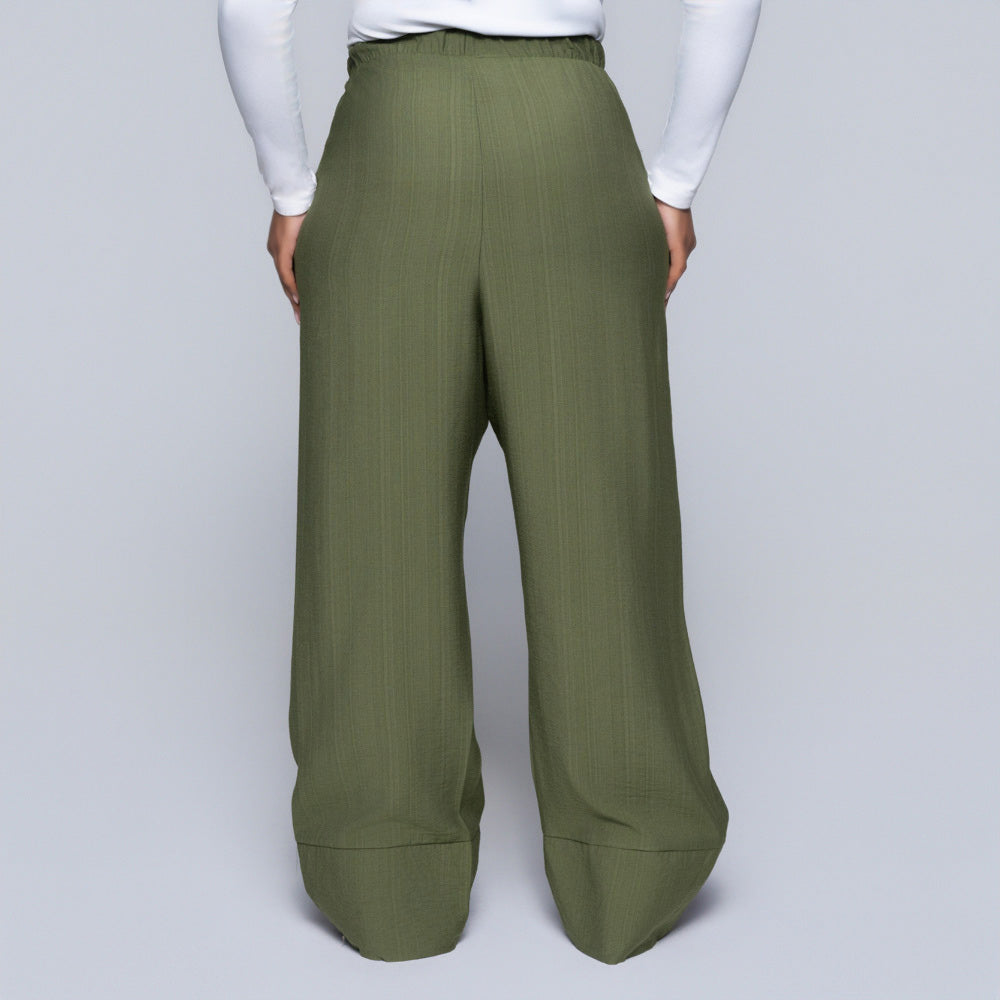 Plus Size Olive Pants