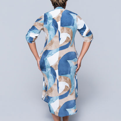 Plus Size Printed Tunic