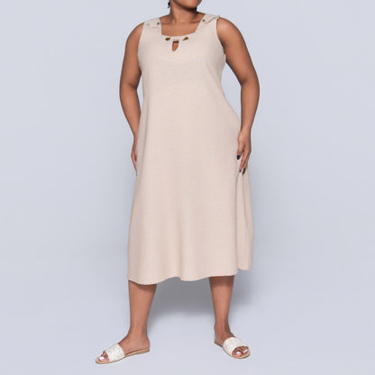 Plus Size Plain Short Sleeve Tunic