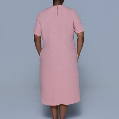 Plus Size Rose Short Sleeve Ladies Tunic