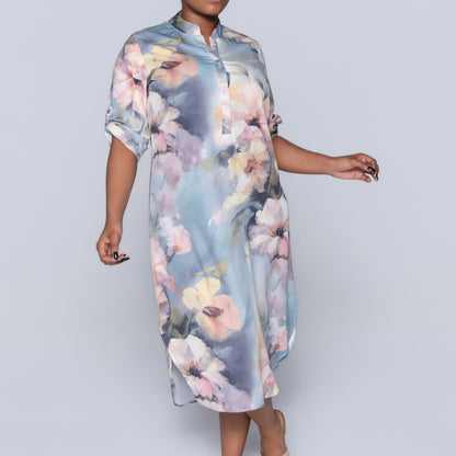 Plus Size Printed Tunic