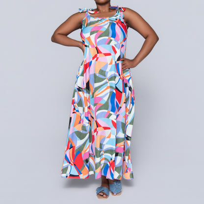 Plus Size Printed Dress