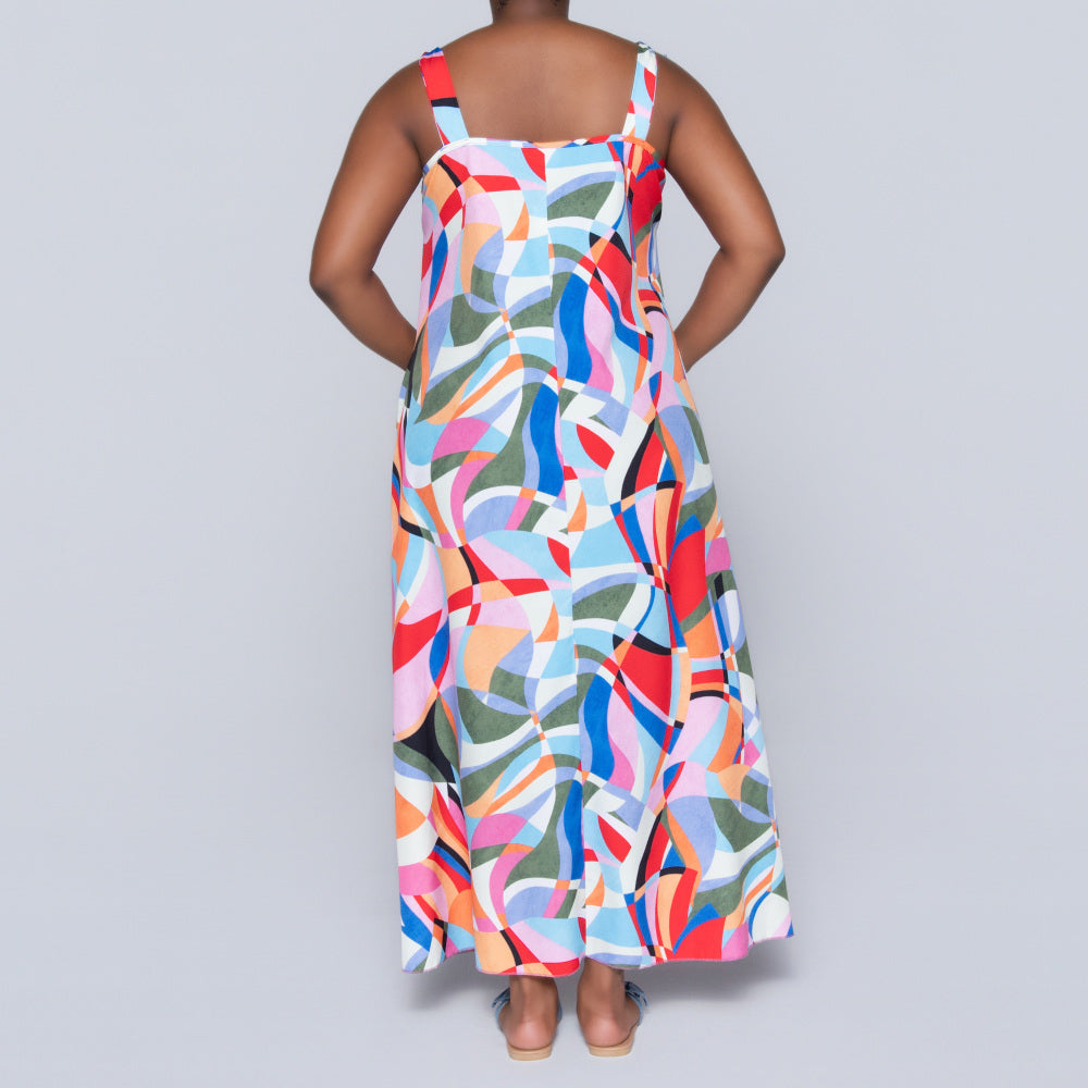 Plus Size Printed Dress